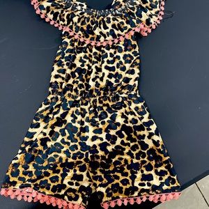 Cheetah romper